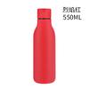 Termo de acero inoxidable 304 interno y externo con forma de botella de Coca-Cola, acero inoxidable, boca pequeña, pintura de goma, vaso de agua para deportes al aire libre