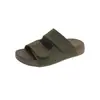 Versión de cuero~Sandalias de playa tipo Birkenstock para mujer, de verano, para exteriores, con velcro vintage, suela suave nueva