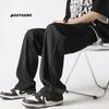Calça Khaki Retro Estilo Americano Masculina Verão Tendência Marca Design Sense Nicho Dummy Sense Reta Casual Esportiva