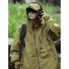 Chaqueta de marca de moda outdoor retro americana transfronteriza para hombres y mujeres, nueva chaqueta cortavientos de estilo de montaña para otoño e invierno para parejas