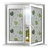Película electrostática autoadhesiva para vidrio de oscurecimiento total con diseños de plantas y flores, pegatina de ventana estilo nórdico para decoración de sala de estar y dormitorio, pegatina de privacidad