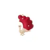 Colgante de pavo real con cola de pavo real en brocado Song estilo chino, accesorio de broche DIY hecho a mano, llavero al por mayor