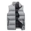 Nueva chaqueta exterior de plumón para otoño e invierno, chaleco chaqueta chaleco para hombre, talla grande de invierno, chaqueta chaleco cálida sin mangas