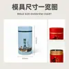 Latas redondas personalizadas para té, cajas de hojalata para té negro, té verde, té de mandarina verde pequeño, té Tieguanyin, dulces, bocadillos y latas selladas para café