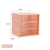 Caja de almacenamiento de cuentas de cristal, cuentas sueltas de vidrio, joyería de escritorio, cajón transparente, rejilla de cuentas, caja de material de bricolaje hecha a mano