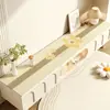 Sencillo, Lujo Ligero, Sensación de Alta Gama, Impermeable, Resistente al Aceite, Sin Lavado, Cubierta para Aparador de Comedor, Zapatero, Tapete Protector para Mesa, Resistente al Calor