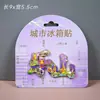 Ímã de Geladeira Fonte Leshan Metal Magnético Buda Gigante de Leshan Museu de Turismo Souvenir Cultural e Criativo Presente Atacado