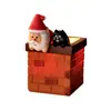 Regalo de Navidad Luz de Noche Infantil Chimenea Santa Claus Decoración Luminosa Adorno Año Nuevo Regalo Creativo para Niños