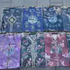 Conjunto de ropa fría de papel de octubre, ropa fría de papel sacrificial, conjunto grueso de cuatro piezas de dragón y fénix, cuello alto con botones reales, ropa fría de papel