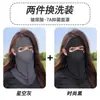 Protetor Solar Facial Completo Gini Feminino Anti-ultravioleta Seda Gelada Beleza Médica Máscara Protetora Traseira Proteção Integrada para o Pescoço
