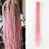 Trenzas de Cabello Instantáneas de Giro Profundo Europeas y Americanas, Cuerda de Cuerda de Cabello Trenzada de Tres Hilos, Pelucas de Onda Rizada, Extensiones de Cabello Largo al por Mayor