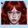Adesivos de Tatuagem Manchas de Sangue Gótico com Marcas Vermelhas, Cruzes e Arranhões em Várias Formas para Criar uma Atmosfera Cool e Sombria com Tatuagens Personalizadas~