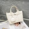 Bolso de Mano de Cuero Genuino Togo Moda Transfronteriza Versátil Bandolera Bolso de Hombro Bolso Tote de Moda para Mujer Bolso de Gran Capacidad