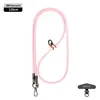 Lanyard Popular para Teléfono Móvil de Muñeca 6mm Fuerte para Colgar en el Cuello Cruzado Ajustable Exterior Montañismo Cuerda Trenzada Anti-Pérdida Color Pistola