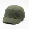 Gorra de béisbol de seis piezas con visera corta transfronteriza, impermeable y de secado rápido para hombre, gorra de protección solar para mujer, para exteriores, de verano, para todo tipo de partidos.