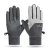 Guantes de Invierno para Hombre, Forrados de Felpa, Compatibles con Pantalla Táctil, Antideslizantes, a Prueba de Frío, Adecuados para Montar Bicicletas Eléctricas, Conducir, Ciclismo Impermeable al Aire Libre, Guantes Cálidos para Mujer