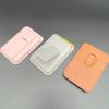 Adequado para Apple 16Magsafe Magnético Armazenamento de Cartão de Crédito Porta-Cartões Porta-Cartões de Couro Suporte Dobrável Porta-Cartões Magnético Forte