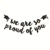 Decoración de Colgante de Bandera de Temporada de Graduación de Amazon Producto Terminado Accesorios para Diseño de Fiesta Temática de Graduación Pancarta