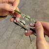 Pulsera Fu Pai Campana Hebilla Ping An Cuerda Tejida a Mano para Mujer Regalo para Estudiante Novia Mejor Amigo Parejas-S370