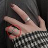 Anillo de Mariposa para Mujer, Anillo de Personalidad Moda Coreana, Chapado Tendencia Retro Minimalista Nicho Joyería de Mano