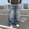 Pantalones de Leñador Retro Americano, Jeans Rectos de Mezclilla Lavada con Ligera Curva, Moda Callejera 2026 Nuevos Pantalones Largos Casuales de Otoño e Invierno