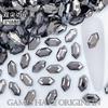 Venda Quente 3*6mm Ponta Dupla Base Plana Série Brilho Diamante Formato Especial Joias para Unhas Diamante Vestível Acessórios para Unhas Fabricante Atacado