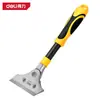 Cuchillo Limpiador Pala Deli DL4723 Artefacto para Limpiar Paredes Costura Bonita Eliminación de Pegamento para Vidrio Raspador Metálico Herramienta de Limpieza