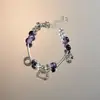 Pulsera Popular de Gatito Kt, Rosario, Regalo Versátil Antiguo para Novia, Elegante y Atractiva, Pulsera Versátil