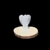 Cristal Rosa Ángel Corazón de Amor con Alas en Forma de Corazón Pieza de Decoración para el Hogar, Decoración Personalizada y Sencilla para Escritorio de Oficina