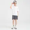 Roupas Infantis de Secagem Rápida, Roupas Esportivas ao Ar Livre para Meninos, Conjuntos de Manga Curta para Crianças de Tamanho Médio e Grande, Camisetas Femininas, Shorts, Roupas Esportivas de Verão