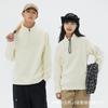 Suéter masculino e feminino fino com meio zíper e gola alta, casual, combina com tudo, roupas esportivas, roupas de trabalho, LOGOTIPO impresso personalizado