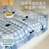 Manta Raschel de camada dupla e espessa para outono e inverno, adequada para quartos de dormitório, cochilos de estudantes, decoração de sofá e como um cobertor quente.