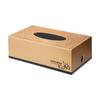Caja de Pañuelos de Metal con Textura de Lujo Ligero, Caja de Pañuelos Rectangular para Hotel, Restaurante, Sala de Estar, Caja Simple para Almacenamiento de Pañuelos en Escritorio