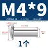Jinchao Gb867 Acero Inoxidable 304 Cabeza Semiredonda Remache Sólido Remache de Cabeza Redonda Remache Sólido M2M3M4M5M6