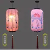 Envío Gratis Nuevas Lámparas Clásicas de Estilo Chino con Patrones de Colores para Restaurantes de Hot Pot, Casas de Té y Hoteles, Lámparas Rojas de Calabaza de Invierno Antiguas de Estilo Chino