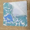 Servilletas Desechables con Impresión Completa en Estilos de Flores Marinas Están Disponibles de Fábrica y Se Pueden Enviar de una Sola Pieza