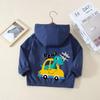 Chaqueta Infantil 2025 Abrigo de Primavera y Otoño para Niños Estilo Coreano Cortavientos Elegante para Niños Mayores Ropa para Exteriores