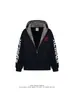 Moletom Novo Estilo Transfronteiriço, Moletom com Capuz Simples Solto Estilo Hong Kong, Cardigan, Unissex, Moderno, Estiloso, Versátil, Preto