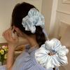 Diadema de Satén con Lunares Franceses de Alta Gama para el Pelo, para Mujer, Accesorios para el Cabello Coreanos, Diadema Extra Grande, Anillo de Intestino Doble Capa de Alta Elasticidad