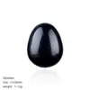 Ovo Pequeno em Forma de Ovo de Cristal Natural Transfronteiriço Páscoa Ágata Pássaro Esculpido Ovo de Pássaro Forma de Pedra Bruta Ornamento de Mão Ovo de Jade