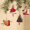 Ornamentos de Anjo de Natal de Lata Estilo Retro Vintage Americano Mais Vendidos Transfronteiriços Decorações de Árvore de Natal Decorações de Natal