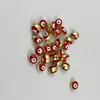 Ojo de Diablo Aleación de Epoxy Cuentas Ovaladas DIY Pulsera de Venta Caliente Collar Accesorios de Joyería Cuentas Cuentas Hechas a Mano