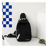 Bolsa Infantil Moderna e Descolada para Menino, Combina com Tudo, Bolsa de Peito com Cores Contrastantes, Estilo Ocidental, Bolsa Transversal de Lona para Saídas de Bebê Menino