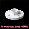 Placa de Flange de PVC Flange para Tubo de Abastecimento de Água UPVC Plástico Integrado Peça Única Dividida Junta de Flange Flexível Cinza