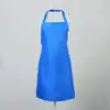 Delantal de Color Sólido sin Mangas, Moderno y Sencillo, Anti-Manchas, con Logo, Ropa de Trabajo de Cocina, Exportación Europea, Procesamiento de Muestras
