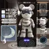 Enfeites Grandes de Chão de Anjo Pintado à Mão e Urso Legal Classe de Luxo Acessível Decoração para Sala de Estar de Casa com Lâmpada de Céu Estrelado