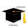 Temporada de Graduación 2025 Florero de Papel Hueco Caja de Decoración para Fiesta Iluminación de Escritorio para Ceremonia de Graduación Caja de Regalo