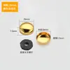 Cubierta decorativa para uñas espejo anuncio placa acrílica para uñas tapa fea para uñas tapa decorativa tornillo de expansión para uñas de cristal uñas fijas