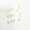 Nuevo clip de papel con forma de cuerno clip de papel creativo pin de estilo transfronterizo fábrica directa pin lindo venta al por mayor
