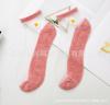En stock calcetines invisibles de jacquard de crepé transfronterizos, calcetines de red de algodón de seda de vidrio de cristal, calcetines de barco de boca poco profunda de primavera verano otoño